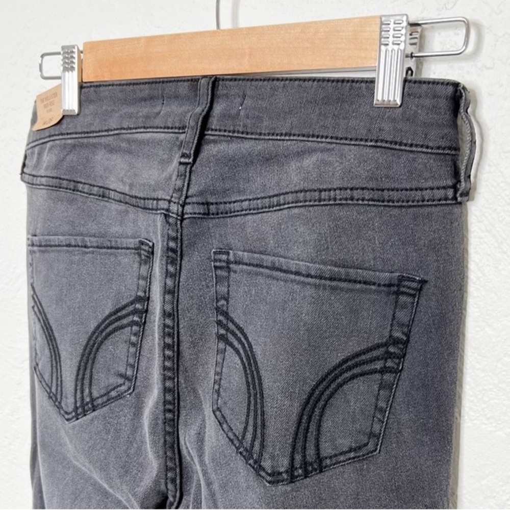 Hollister Black High Waist Flare Denim Jeans - Picture 3 of 6